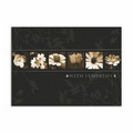 Floral Thoughts Sympathy Card - Silver Lined White Fastick  Envelope